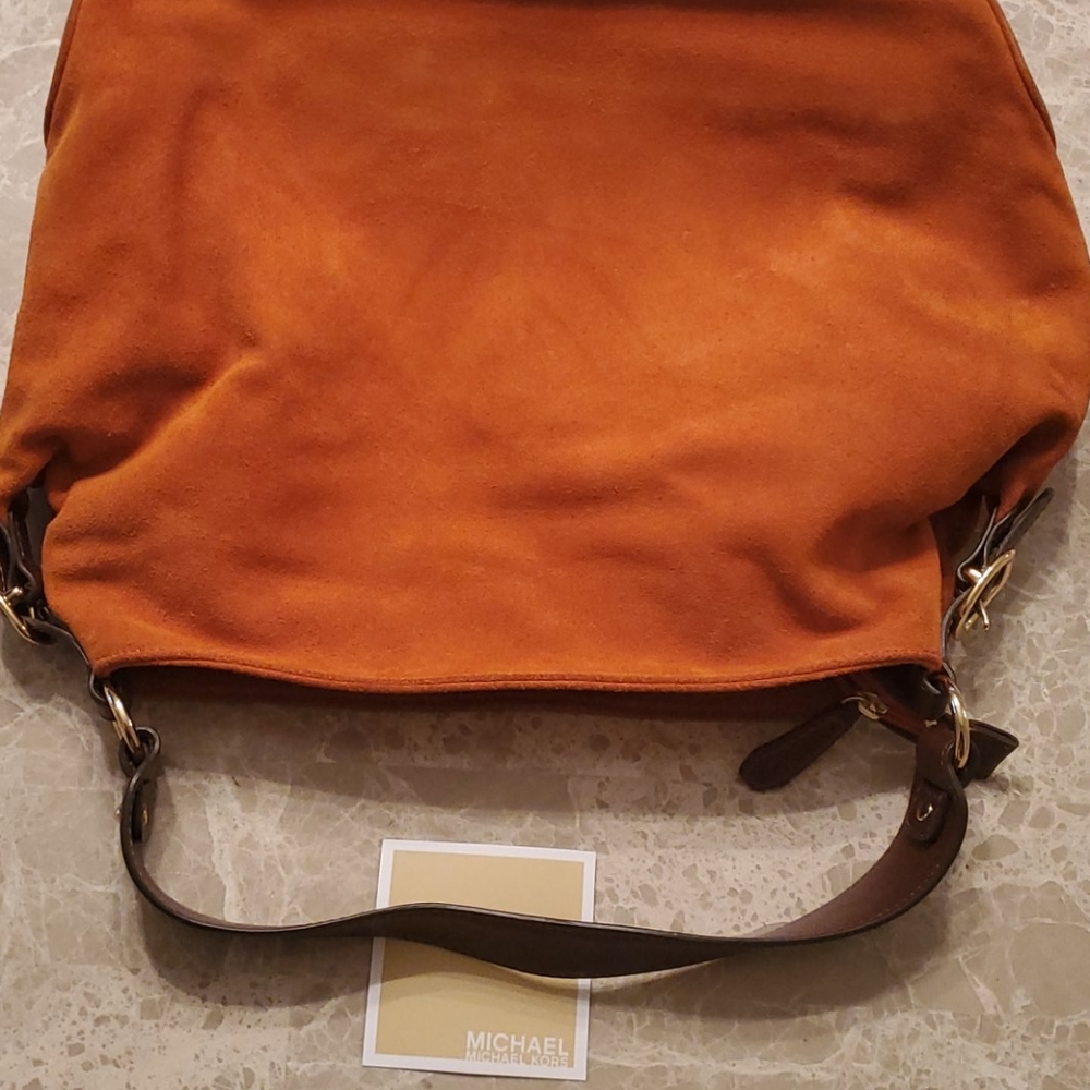 Michael Kors Suede purse - Picture 4 of 5